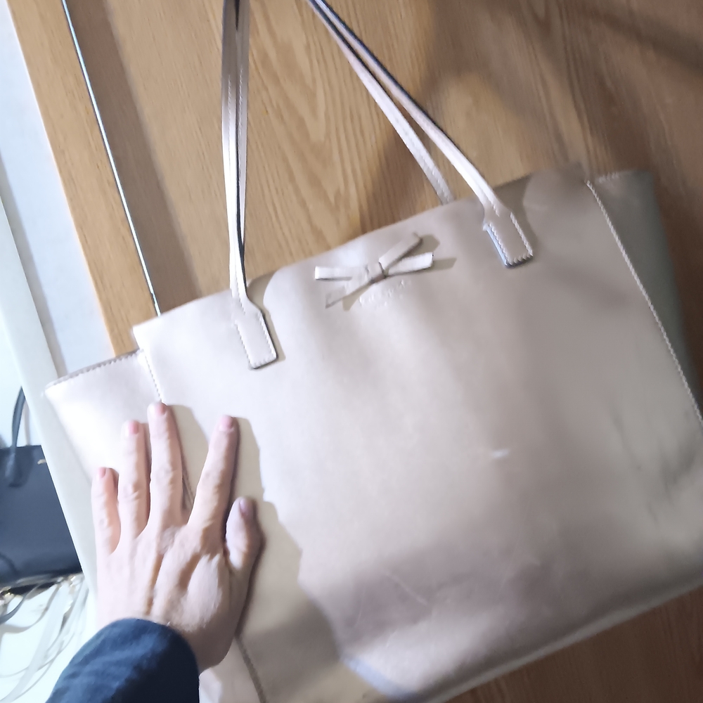 Kate Spade Metallic Gold Tote Bag